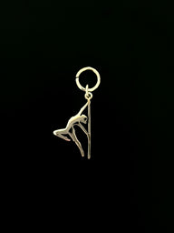 POLE CHARMS – "Hangman" Silver Charm