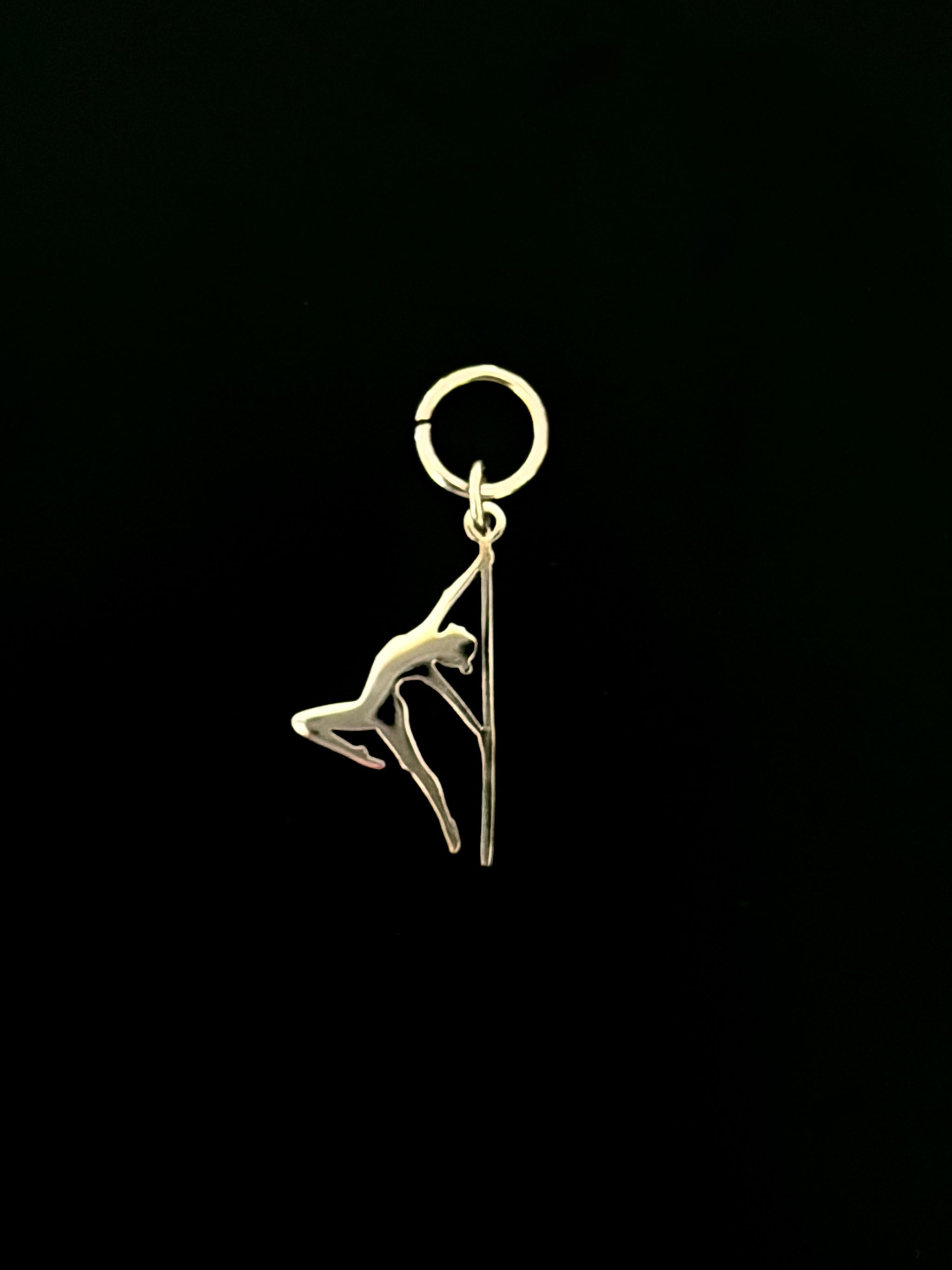 POLE CHARMS – "Hangman" Silver Charm