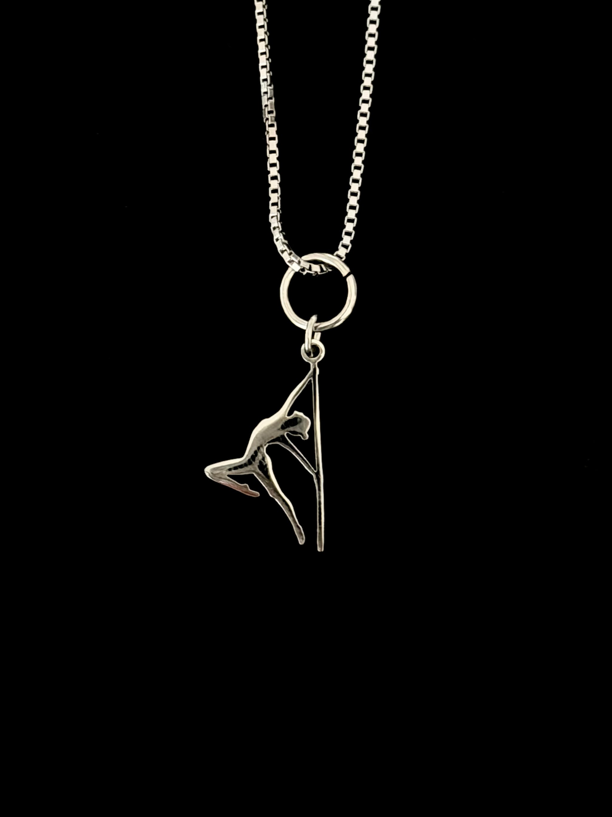 POLE CHARMS – "Hangman" Silver Charm