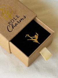 POLE CHARMS – "Superwoman" Gold Charm