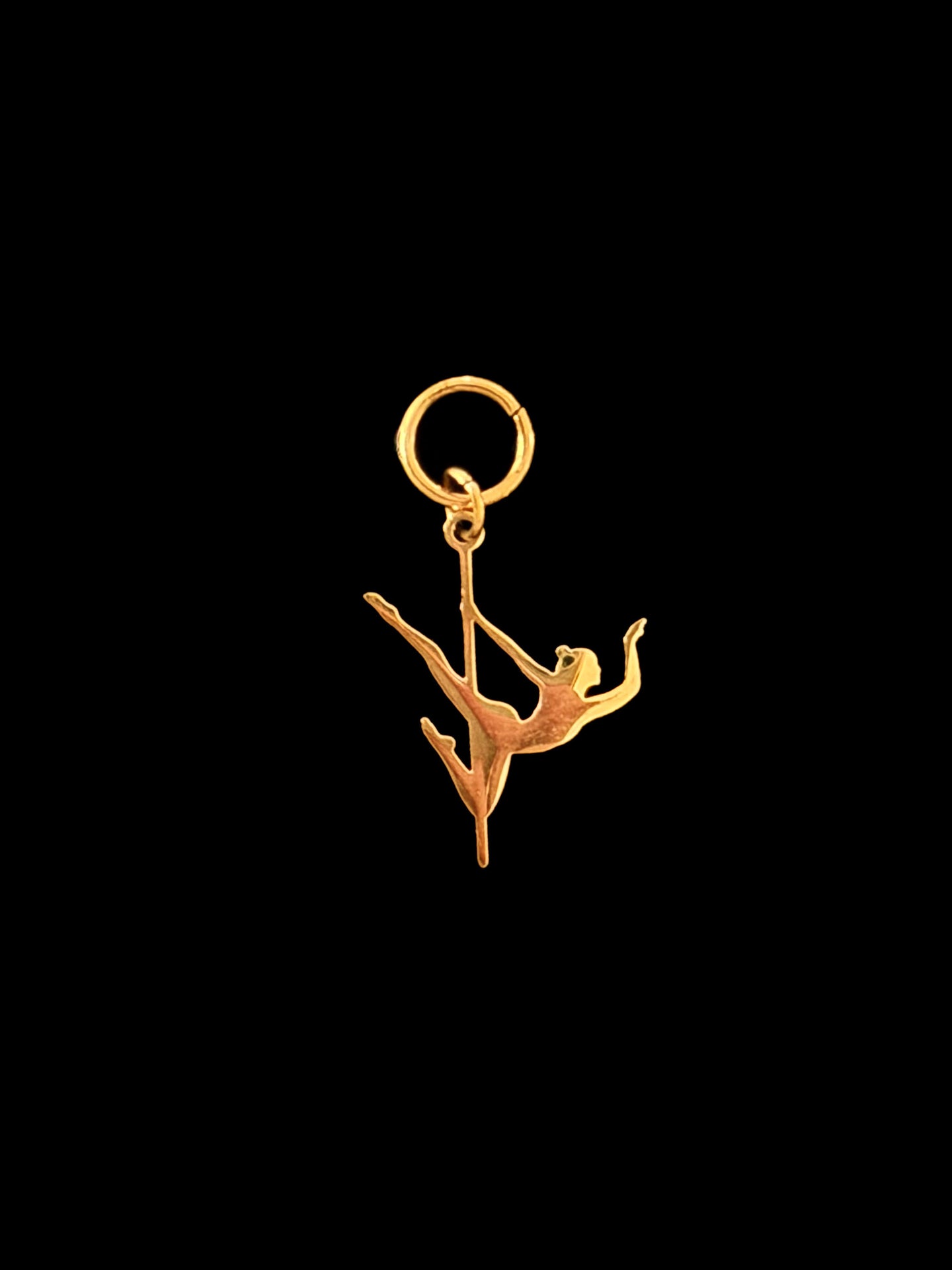 POLE CHARMS – "Superwoman" Gold Charm