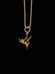 POLE CHARMS - Pendentif "Superwoman" Doré