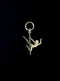 POLE CHARMS – "Superwoman" Silver Charm