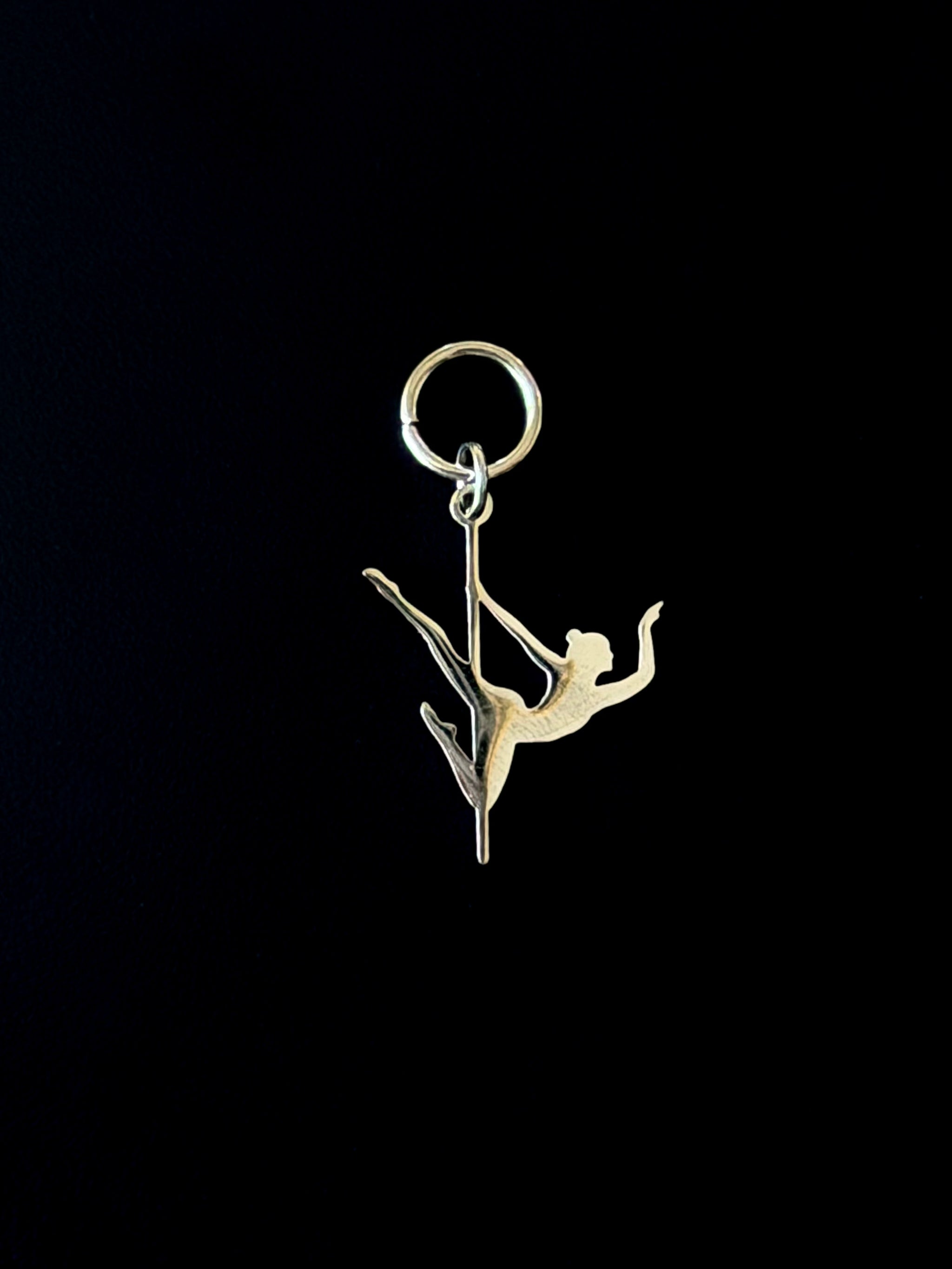 POLE CHARMS – "Superwoman" Silver Charm