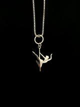 POLE CHARMS – "Superwoman" Silver Charm