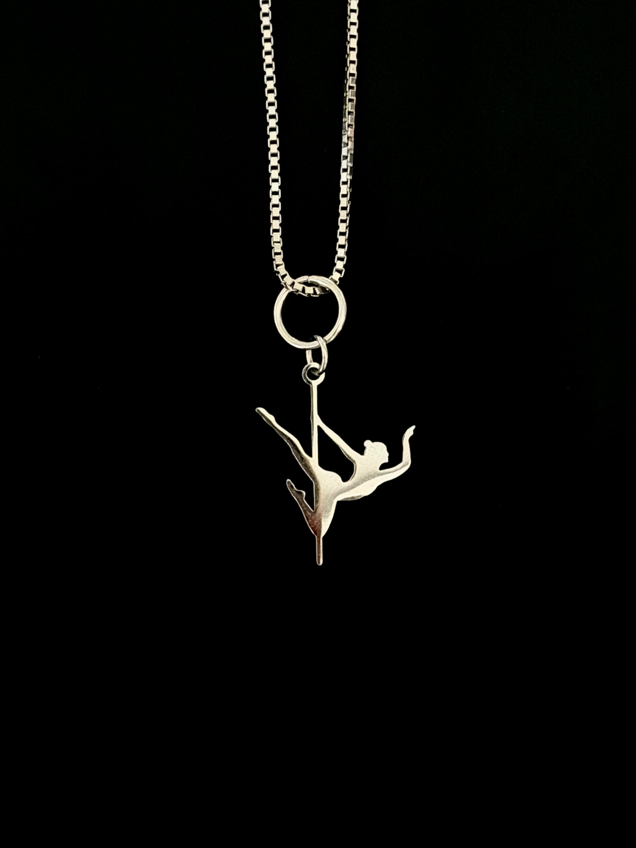 POLE CHARMS – "Superwoman" Silver Charm