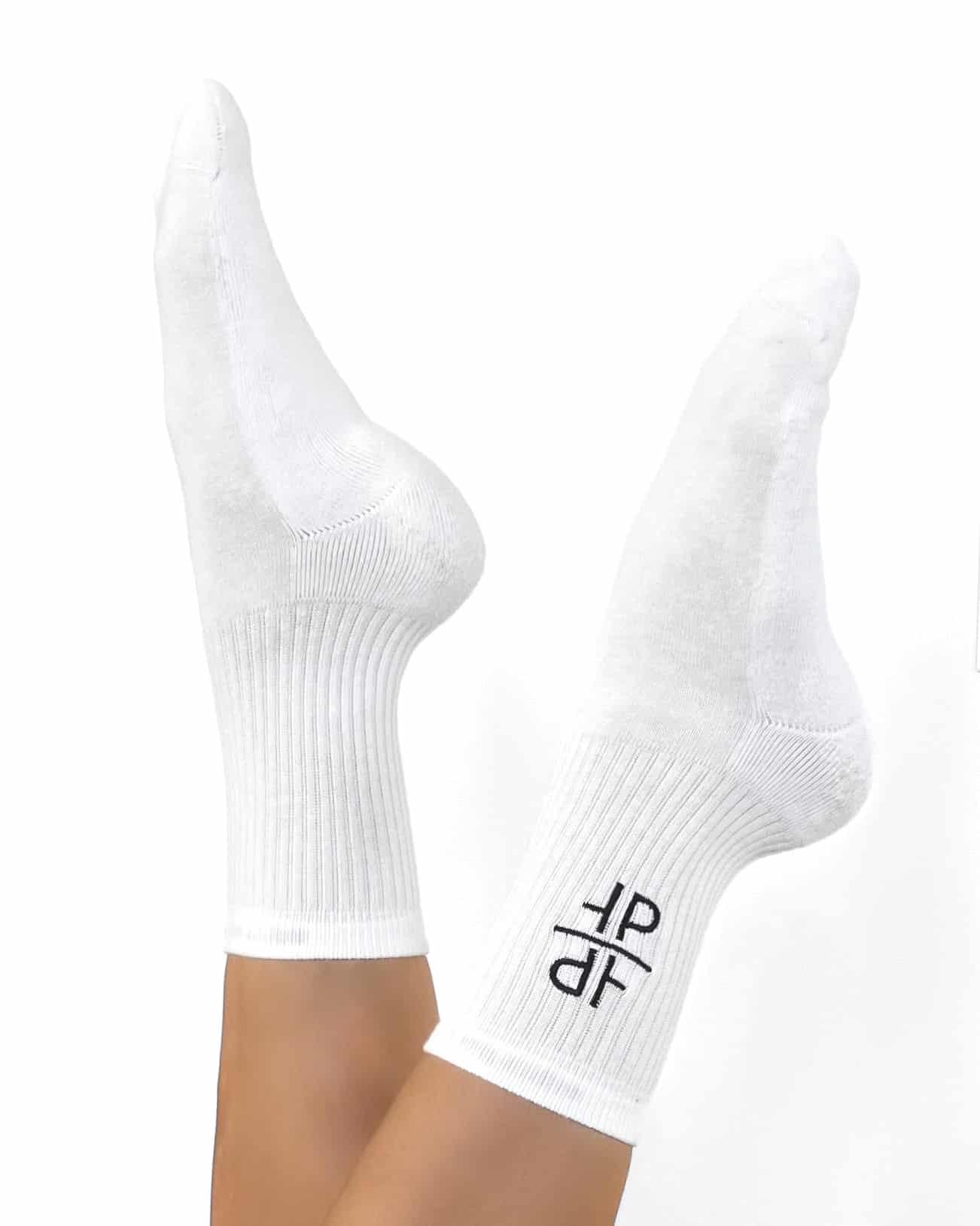 PF X INVERTIKA - CHAUSSETTES BLANCHES LOGO